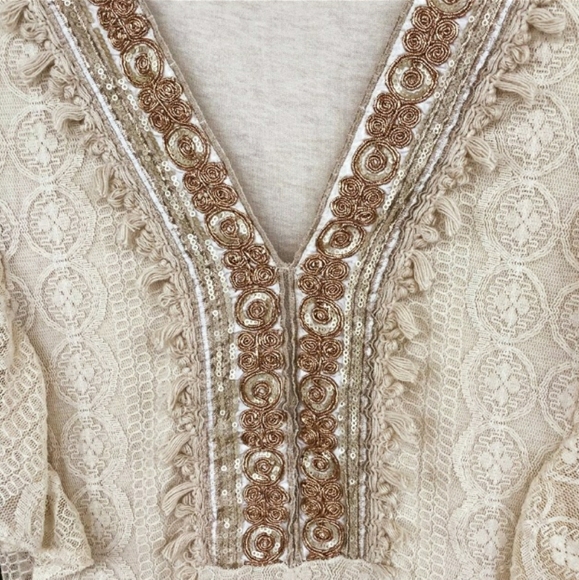 VANESSA ALEXANDRA Made in Italy Lace Boho Dress - Picture 3 of 11